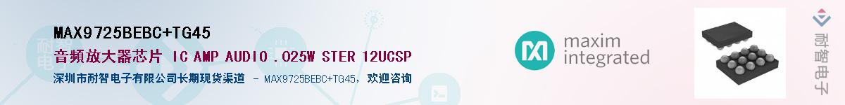 MAX9725BEBC+TG45��Ӧ��-���ǵ���